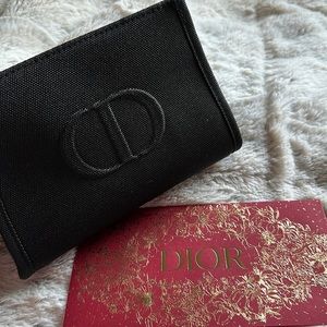 Dior Canvas Makeup Bag